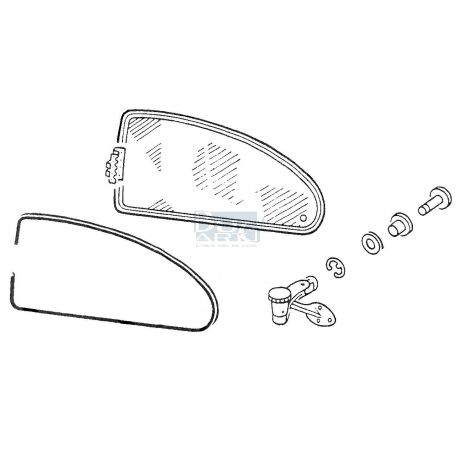 PROFIL U POP-OUT SUR CAISSE BLANC paire