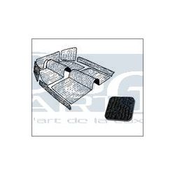 KIT TAPIS 7PC.58-68 NOIR TMI