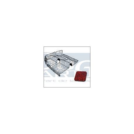 KIT TAPIS 7PC.58-68 ROUGE TMI