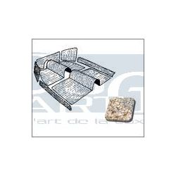 KIT TAPIS 7PC.58-68 OATMEAL TMI