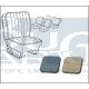HOUSSES SIEGES Bleu/p.poils bl.  58-64 TMI