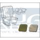 HOUSSES SIEGES Vert/p.poils bl.  58-64 TMI