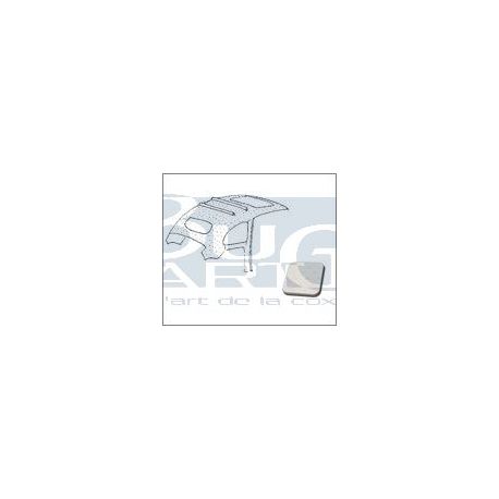 CIEL DE TOIT VINYL 64-67BLANC perforé T.O.TMI