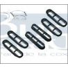 GRILLES AERATION LUNETTE AR. (6) noir