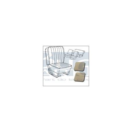 HOUSSES SIEGES CAB. Gris-clair lisse  58-64 TMI
