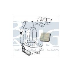 HOUSSES SIEGES CAB. Gris-cl. 68-69 ap.-tête TMI