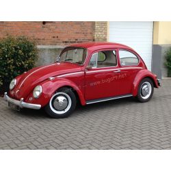 VW Coccinelle 1300 rouge rubis 1966