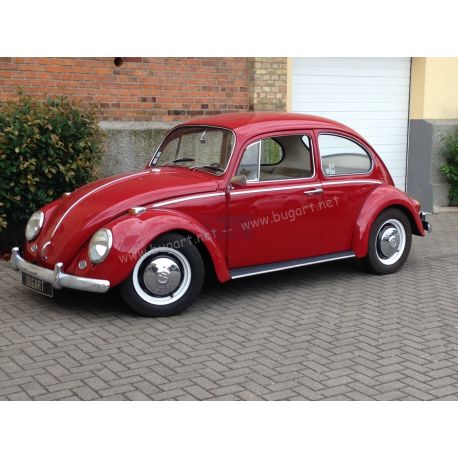 VW Coccinelle 1300 rouge rubis 1966