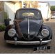 VW Coccinelle 1200 noire 1960 style "Rat's"