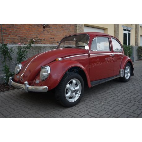 VW Coccinelle 1300 rouge rubis 1966 - pour bricoleur