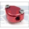 PLAQUE FERM. BASE  POMPE ESSENCE  ROUGE AVEC TROU