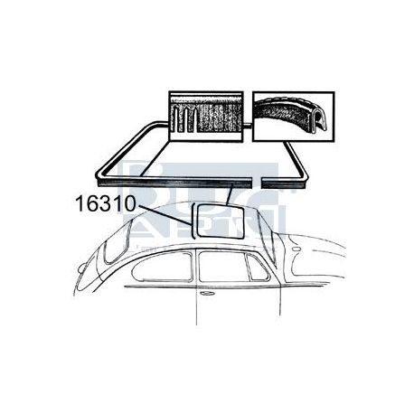 JOINTS TOIT OUVRANT CAOUTCHOUC AR 64-78