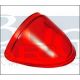 LENTILLE ECLAIRAGE PLAQUE 49-9/52 ROUGE