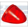 LENTILLE ECLAIRAGE PLAQUE 49-9/52 ROUGE