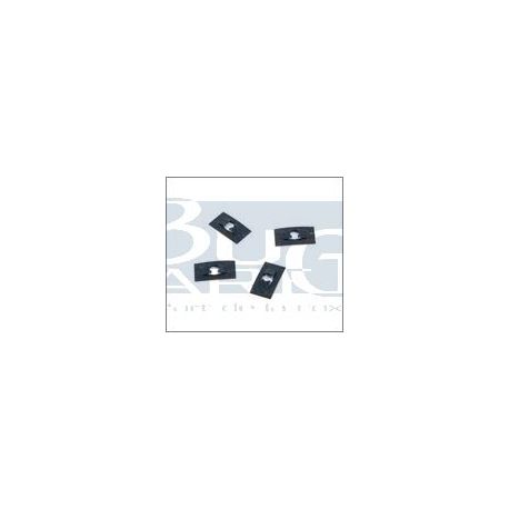 SET DE 4 CLIPS POUR INSIGNE KARMANN GHIA CAPOT AR