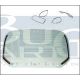 LUNETTE ARR KG 14 CABRIOLET 8/67-7/74 Dégivrante