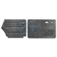 PANNEAUX INT. ARR. Noir  CABRIO 73-79