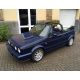 VW Golf Cabriolet 1993 bleu maritime 98 ch
