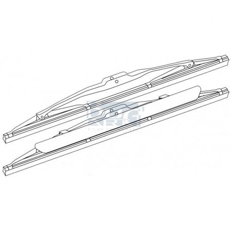 SET DE 2 BALAIS D’ESSUIE-GLACE 450MM POUR L’AVANT