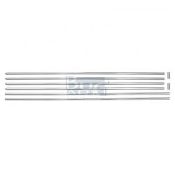 SET DE 6 BAGUETTES LATÉRALES EN ALUMINIUM POUR PORSCHE 356