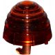 VITRE ORANGE DE CLIGNOTANT AVANT POUR PORSCHE 356 B/C