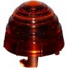 VITRE ORANGE DE CLIGNOTANT AVANT POUR PORSCHE 356 B/C