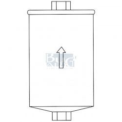 FILTRE À ESSENCE CABRIOLET GTI 8/83- ET CADDY 8/87-