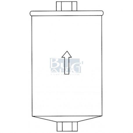 FILTRE À ESSENCE CABRIOLET GTI 8/83- ET CADDY 8/87-