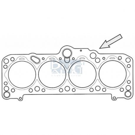 JOINT DE CULASSE HYDRAULIQUE 1,53MM 1 RAINURE GOLF 2 1,6D/TD 85-
