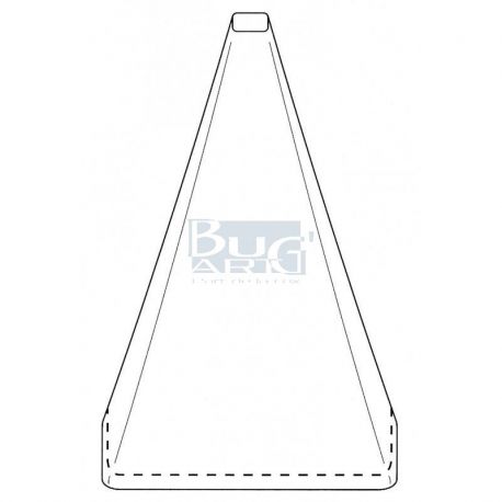 SOUFFLET DE LEVIER DE VITESSE EN VINYL NOIR POUR GOLF 2