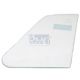VITRE DE DEFLECTEUR GCHE/DRT CABRIOLET  8/70-7/72