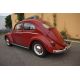 VW Coccinelle 1200 - rouge rubis - 1963