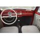 VW Coccinelle 1200 - rouge rubis - 1963