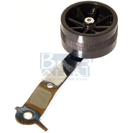 PEDALE ACCEL. ROULETTE NOIR