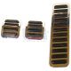 KIT COUVRE PEDALES CHROME  3PC