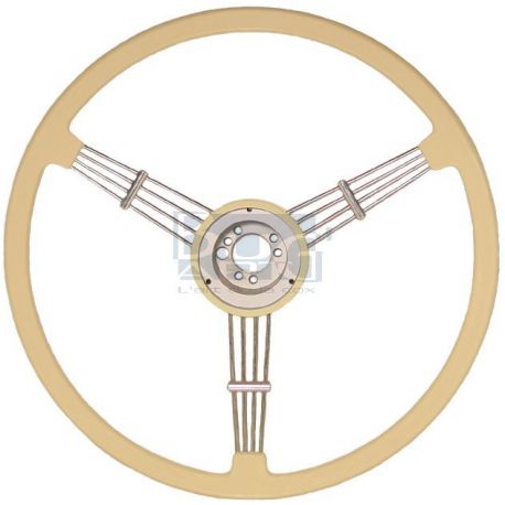 VOLANT BANJO FLAT 4 (sans moyeu) BLANC